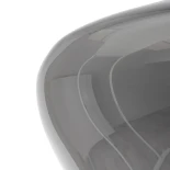 GLOBOSTAR® OVOCE 206-0032 Μοντέρνο Κρεμαστό Φωτιστικό Οροφής με Ντουί 1 x E27 AC 220-240V IP20 - Μαύρο Φιμέ - Μ20 x Π20 x Υ22cm