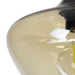 GLOBOSTAR® OVOCE 206-0033 Μοντέρνο Κρεμαστό Φωτιστικό Οροφής με Ντουί 1 x E27 AC 220-240V IP20 - Mελί - Μ20 x Π20 x Υ22cm