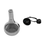 GLOBOSTAR® ΤΟΝΕ 206-0034 Μοντέρνο Κρεμαστό Φωτιστικό Οροφής με Ντουί 1 x E27 AC 220-240V IP20 - Μαύρο Φιμέ - Μ20 x Π20 x Υ36cm