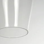 GLOBOSTAR® BOHEMIA 206-0041 Μοντέρνο Κρεμαστό Φωτιστικό Οροφής με Ντουί 1 x E27 AC 220-240V IP20 - Διάφανο - Μ15 x Π15 x Υ40cm