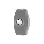 kelvo® ARKOS KLV-101-0108 Μοντέρνο Φωτιστικό Τοίχου - Απλίκα LED 8W 840lm 15° AC 220-240V Αδιάβροχο IP65 Θερμό Λευκό 2700K - Lumileds COB Chip & TÜV SÜD Driver - Γκρι Ανθρακί Ματ - Μ13 x Π5.5 x Υ13cm - 5 Χρόνια Εγγύηση