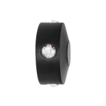 kelvo® ARKOS KLV-101-0107 Μοντέρνο Φωτιστικό Τοίχου - Απλίκα LED 8W 840lm 15° AC 220-240V Αδιάβροχο IP65 Θερμό Λευκό 2700K - Lumileds COB Chip & TÜV SÜD Driver - Μαύρο Ματ - Μ13 x Π5.5 x Υ13cm - 5 Χρόνια Εγγύηση