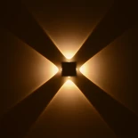 kelvo® ARKOS KLV-101-0112 Μοντέρνο Φωτιστικό Τοίχου - Απλίκα LED 8W 840lm 15° AC 220-240V Αδιάβροχο IP65 Θερμό Λευκό 2700K - Lumileds COB Chip & TÜV SÜD Driver - Λευκό Ματ - Μ14 x Π5.5 x Υ14cm - 5 Χρόνια Εγγύηση