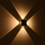 kelvo® ARKOS KLV-101-0111 Μοντέρνο Φωτιστικό Τοίχου - Απλίκα LED 8W 840lm 15° AC 220-240V Αδιάβροχο IP65 Θερμό Λευκό 2700K - Lumileds COB Chip & TÜV SÜD Driver - Γκρι Ανθρακί Ματ - Μ14 x Π5.5 x Υ14cm - 5 Χρόνια Εγγύηση