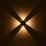 kelvo® ARKOS KLV-101-0111 Μοντέρνο Φωτιστικό Τοίχου - Απλίκα LED 8W 840lm 15° AC 220-240V Αδιάβροχο IP65 Θερμό Λευκό 2700K - Lumileds COB Chip & TÜV SÜD Driver - Γκρι Ανθρακί Ματ - Μ14 x Π5.5 x Υ14cm - 5 Χρόνια Εγγύηση