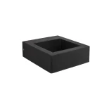 kelvo® AURA KLV-101-0116 Μοντέρνο Φωτιστικό Τοίχου - Απλίκα LED 7W 875lm 45° AC 220-240V Αδιάβροχο IP65 Θερμό Λευκό 2700K - Bridgelux COB Chip & TÜV SÜD Driver - Μαύρο Ματ - Μ13 x Π15 x Υ4.5cm - 5 Χρόνια Εγγύηση