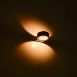 kelvo® AURA KLV-101-0115 Μοντέρνο Φωτιστικό Τοίχου - Απλίκα LED 7W 875lm 45° AC 220-240V Αδιάβροχο IP65 Θερμό Λευκό 2700K - Lumileds COB Chip & TÜV SÜD Driver - Λευκό Ματ - Μ15 x Π13 x Υ4.5cm - 5 Χρόνια Εγγύηση