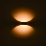 kelvo® AURA KLV-101-0115 Μοντέρνο Φωτιστικό Τοίχου - Απλίκα LED 7W 875lm 45° AC 220-240V Αδιάβροχο IP65 Θερμό Λευκό 2700K - Lumileds COB Chip & TÜV SÜD Driver - Λευκό Ματ - Μ15 x Π13 x Υ4.5cm - 5 Χρόνια Εγγύηση