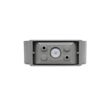 kelvo® AURA KLV-101-0114 Μοντέρνο Φωτιστικό Τοίχου - Απλίκα LED 7W 875lm 45° AC 220-240V Αδιάβροχο IP65 Θερμό Λευκό 2700K - Lumileds COB Chip & TÜV SÜD Driver - Γκρι Ανθρακί Ματ - Μ15 x Π13 x Υ4.5cm - 5 Χρόνια Εγγύηση