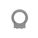 kelvo® AURA KLV-101-0114 Μοντέρνο Φωτιστικό Τοίχου - Απλίκα LED 7W 875lm 45° AC 220-240V Αδιάβροχο IP65 Θερμό Λευκό 2700K - Lumileds COB Chip & TÜV SÜD Driver - Γκρι Ανθρακί Ματ - Μ15 x Π13 x Υ4.5cm - 5 Χρόνια Εγγύηση