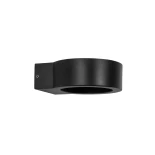kelvo® AURA KLV-101-0113 Μοντέρνο Φωτιστικό Τοίχου - Απλίκα LED 7W 875lm 45° AC 220-240V Αδιάβροχο IP65 Θερμό Λευκό 2700K - Lumileds COB Chip & TÜV SÜD Driver - Μαύρο Ματ - Μ15 x Π13 x Υ4.5cm - 5 Χρόνια Εγγύηση