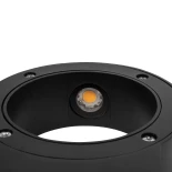 kelvo® AURA KLV-101-0113 Μοντέρνο Φωτιστικό Τοίχου - Απλίκα LED 7W 875lm 45° AC 220-240V Αδιάβροχο IP65 Θερμό Λευκό 2700K - Lumileds COB Chip & TÜV SÜD Driver - Μαύρο Ματ - Μ15 x Π13 x Υ4.5cm - 5 Χρόνια Εγγύηση