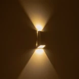 kelvo® FLUX KLV-101-0121 Μοντέρνο Φωτιστικό Τοίχου - Απλίκα LED 6W 750lm 30° AC 220-240V Αδιάβροχο IP65 Θερμό Λευκό 2700K - Lumileds COB Chip & TÜV SÜD Driver - Λευκό Ματ - Μ5 x Π8.5 x Υ17cm - 5 Χρόνια Εγγύηση