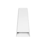 kelvo® FLUX KLV-101-0121 Μοντέρνο Φωτιστικό Τοίχου - Απλίκα LED 6W 750lm 30° AC 220-240V Αδιάβροχο IP65 Θερμό Λευκό 2700K - Lumileds COB Chip & TÜV SÜD Driver - Λευκό Ματ - Μ5 x Π8.5 x Υ17cm - 5 Χρόνια Εγγύηση