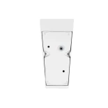kelvo® FLUX KLV-101-0121 Μοντέρνο Φωτιστικό Τοίχου - Απλίκα LED 6W 750lm 30° AC 220-240V Αδιάβροχο IP65 Θερμό Λευκό 2700K - Lumileds COB Chip & TÜV SÜD Driver - Λευκό Ματ - Μ5 x Π8.5 x Υ17cm - 5 Χρόνια Εγγύηση