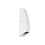 kelvo® FLUX KLV-101-0121 Μοντέρνο Φωτιστικό Τοίχου - Απλίκα LED 6W 750lm 30° AC 220-240V Αδιάβροχο IP65 Θερμό Λευκό 2700K - Lumileds COB Chip & TÜV SÜD Driver - Λευκό Ματ - Μ5 x Π8.5 x Υ17cm - 5 Χρόνια Εγγύηση