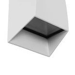 kelvo® FLUX KLV-101-0121 Μοντέρνο Φωτιστικό Τοίχου - Απλίκα LED 6W 750lm 30° AC 220-240V Αδιάβροχο IP65 Θερμό Λευκό 2700K - Lumileds COB Chip & TÜV SÜD Driver - Λευκό Ματ - Μ5 x Π8.5 x Υ17cm - 5 Χρόνια Εγγύηση
