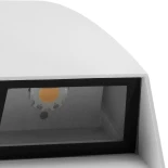 kelvo® FLUX KLV-101-0121 Μοντέρνο Φωτιστικό Τοίχου - Απλίκα LED 6W 750lm 30° AC 220-240V Αδιάβροχο IP65 Θερμό Λευκό 2700K - Lumileds COB Chip & TÜV SÜD Driver - Λευκό Ματ - Μ5 x Π8.5 x Υ17cm - 5 Χρόνια Εγγύηση