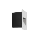kelvo® STEPART KLV-101-0079 Μοντέρνο Χωνευτό Φωτιστικό Σκαλοπατιού - Διαδρόμου LED 3W 375lm 45° AC 220-240V Αδιάβροχο IP65 Θερμό Λευκό 2700K - Lumileds SMD Chip & TÜV SÜD Driver - Λευκό Ματ - Μ8.5 x Π5 x Υ8.5cm / Q6.72 x 6.72cm - 5 Χρόνια Εγγύηση