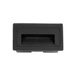 kelvo® STEPART KLV-101-0080 Μοντέρνο Χωνευτό Φωτιστικό Σκαλοπατιού - Διαδρόμου LED 3W 375lm 45° AC 220-240V Αδιάβροχο IP65 Θερμό Λευκό 2700K - Lumileds SMD Chip & TÜV SÜD Driver - Μαύρο Ματ - Μ10.5 x Π4.5 x Υ6cm / Q9.12 x 4.49cm - 5 Χρόνια Εγγύηση