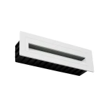 kelvo® STEPART KLV-101-0088 Μοντέρνο Χωνευτό Φωτιστικό Σκαλοπατιού - Διαδρόμου LED 6W 750lm 45° AC 220-240V Αδιάβροχο IP65 Θερμό Λευκό 2700K - Lumileds SMD Chip & TÜV SÜD Driver - Λευκό Ματ - Μ21 x Π5.5 x Υ6.5cm / Q20.3 x 5.6cm - 5 Χρόνια Εγγύηση