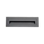 kelvo® STEPART KLV-101-0087 Μοντέρνο Χωνευτό Φωτιστικό Σκαλοπατιού - Διαδρόμου LED 6W 750lm 45° AC 220-240V Αδιάβροχο IP65 Θερμό Λευκό 2700K - Lumileds SMD Chip & TÜV SÜD Driver - Γκρι Ανθρακί Ματ - Μ21 x Π5.5 x Υ6.5cm  / Q20.3 x 5.6cm - 5 Χρόνια Εγγύηση