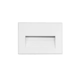 kelvo® STEPART KLV-101-0085 Μοντέρνο Χωνευτό Φωτιστικό Σκαλοπατιού - Διαδρόμου LED 6W 750lm 45° AC 220-240V Αδιάβροχο IP65 Θερμό Λευκό 2700K - Lumileds SMD Chip & TÜV SÜD Driver - Λευκό Ματ - Μ11.5 x Π5.3 x Υ8.3cm / Q10.63 x 7.61cm - 5 Χρόνια Εγγύηση