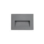 kelvo® STEPART KLV-101-0084 Μοντέρνο Χωνευτό Φωτιστικό Σκαλοπατιού - Διαδρόμου LED 6W 750lm 45° AC 220-240V Αδιάβροχο IP65 Θερμό Λευκό 2700K - Lumileds SMD Chip & TÜV SÜD Driver - Γκρι Ανθρακί Ματ - Μ11.5 x Π5.3 x Υ8.3cm / Q10.63 x 7.61cm - 5 Χρόνια Εγγύη