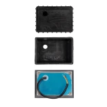 kelvo® STEPART KLV-101-0084 Μοντέρνο Χωνευτό Φωτιστικό Σκαλοπατιού - Διαδρόμου LED 6W 750lm 45° AC 220-240V Αδιάβροχο IP65 Θερμό Λευκό 2700K - Lumileds SMD Chip & TÜV SÜD Driver - Γκρι Ανθρακί Ματ - Μ11.5 x Π5.3 x Υ8.3cm / Q10.63 x 7.61cm - 5 Χρόνια Εγγύη