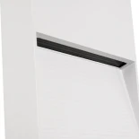 kelvo® STEPART KLV-101-0106 Μοντέρνο Φωτιστικό Σκαλοπατιού - Διαδρόμου LED 4W 500lm 45° AC 220-240V Αδιάβροχο IP65 Θερμό Λευκό 2700K - Lumileds SMD Chip & TÜV SÜD Driver - Λευκό Ματ - Μ15 x Π3.5 x Υ15cm - 5 Χρόνια Εγγύηση