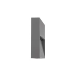 kelvo® STEPART KLV-101-0105 Μοντέρνο Φωτιστικό Σκαλοπατιού - Διαδρόμου LED 4W 500lm 45° AC 220-240V Αδιάβροχο IP65 Θερμό Λευκό 2700K - Lumileds SMD Chip & TÜV SÜD Driver - Γκρι Ανθρακί Ματ - Μ15 x Π3.5 x Υ15cm - 5 Χρόνια Εγγύηση