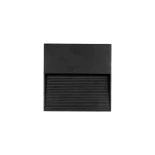 kelvo® STEPART KLV-101-0104 Μοντέρνο Φωτιστικό Σκαλοπατιού - Διαδρόμου LED 4W 500lm 45° AC 220-240V Αδιάβροχο IP65 Θερμό Λευκό 2700K - Lumileds SMD Chip & TÜV SÜD Driver - Μαύρο Ματ - Μ15 x Π3.5 x Υ15cm - 5 Χρόνια Εγγύηση