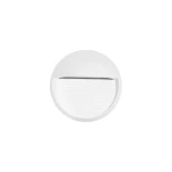 kelvo® STEPART KLV-101-0097 Μοντέρνο Φωτιστικό Σκαλοπατιού - Διαδρόμου LED 3W 375lm 45° AC 220-240V Αδιάβροχο IP65 Θερμό Λευκό 2700K - Lumileds SMD Chip & TÜV SÜD Driver - Λευκό Ματ - Μ16 x Π8 x Υ16cm - 5 Χρόνια Εγγύηση
