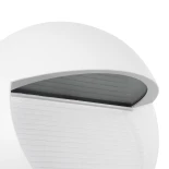 kelvo® STEPART KLV-101-0097 Μοντέρνο Φωτιστικό Σκαλοπατιού - Διαδρόμου LED 3W 375lm 45° AC 220-240V Αδιάβροχο IP65 Θερμό Λευκό 2700K - Lumileds SMD Chip & TÜV SÜD Driver - Λευκό Ματ - Μ16 x Π8 x Υ16cm - 5 Χρόνια Εγγύηση