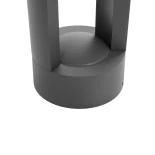 kelvo® GREMO KLV-101-0122 Μοντέρνο Φωτιστικό Κολωνάκι Κήπου LED 7W 735lm 45° AC 220-240V Αδιάβροχο IP65 Θερμό Λευκό 2700K - Lumileds SMD Chip & TÜV SÜD Driver - Γκρι Ανθρακί Ματ - Μ10.8 x Π10.8 x Υ50cm - 5 Χρόνια Εγγύηση