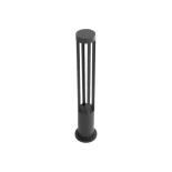 kelvo® GREMO KLV-101-0123 Μοντέρνο Φωτιστικό Κολωνάκι Κήπου LED 7W 735lm 45° AC 220-240V Αδιάβροχο IP65 Θερμό Λευκό 2700K - Lumileds SMD Chip & TÜV SÜD Driver - Γκρι Ανθρακί Ματ - Μ15.5 x Π15.5 x Υ80cm - 5 Χρόνια Εγγύηση