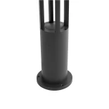kelvo® GREMO KLV-101-0123 Μοντέρνο Φωτιστικό Κολωνάκι Κήπου LED 7W 735lm 45° AC 220-240V Αδιάβροχο IP65 Θερμό Λευκό 2700K - Lumileds SMD Chip & TÜV SÜD Driver - Γκρι Ανθρακί Ματ - Μ15.5 x Π15.5 x Υ80cm - 5 Χρόνια Εγγύηση