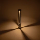kelvo® GREMO KLV-101-0123 Μοντέρνο Φωτιστικό Κολωνάκι Κήπου LED 7W 735lm 45° AC 220-240V Αδιάβροχο IP65 Θερμό Λευκό 2700K - Lumileds SMD Chip & TÜV SÜD Driver - Γκρι Ανθρακί Ματ - Μ15.5 x Π15.5 x Υ80cm - 5 Χρόνια Εγγύηση