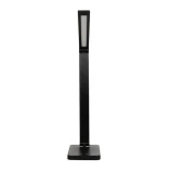 GLOBOSTAR® TEBLA 60481 Μοντέρνο Επιτραπέζιο Φωτιστικό Γραφείου LED 5W 500lm 120° AC 220-240V IP20 Ρυθμιζόμενο Λευκό CCT με Αφή 2700K/4500K/6000K Dimmable - Bridgelux SMD Chip - Μαύρο - Μ11 x Π33 x Υ36cm - 2 Χρόνια Εγγύηση