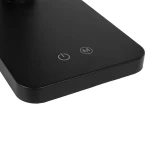 GLOBOSTAR® TEBLA 60481 Μοντέρνο Επιτραπέζιο Φωτιστικό Γραφείου LED 5W 500lm 120° AC 220-240V IP20 Ρυθμιζόμενο Λευκό CCT με Αφή 2700K/4500K/6000K Dimmable - Bridgelux SMD Chip - Μαύρο - Μ11 x Π33 x Υ36cm - 2 Χρόνια Εγγύηση