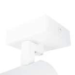 kelvo® SPOTA KLV-101-0135 Μοντέρνο Κινούμενο Φωτιστικό Σποτ Οροφής με Ντουί 1 x GU10 90° AC 220-240V IP20 - Λευκό Ματ - Μ7 x Π6 x Υ14cm