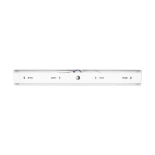 kelvo® SPOTA KLV-101-0139 Μοντέρνο Κινούμενο Φωτιστικό Σποτ Οροφής με Ντουί 3 x GU10 90° AC 220-240V IP20 - Λευκό Ματ - Μ48 x Π6.2 x Υ14cm