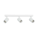 kelvo® SPOTA KLV-101-0139 Μοντέρνο Κινούμενο Φωτιστικό Σποτ Οροφής με Ντουί 3 x GU10 90° AC 220-240V IP20 - Λευκό Ματ - Μ48 x Π6.2 x Υ14cm