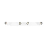 kelvo® SPOTA KLV-101-0141 Μοντέρνο Κινούμενο Φωτιστικό Σποτ Οροφής με Ντουί 4 x GU10 90° AC 220-240V IP20 - Λευκό Ματ - Μ64 x Π6 x Υ14cm
