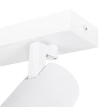 kelvo® SPOTA KLV-101-0143 Μοντέρνο Κινούμενο Φωτιστικό Σποτ Οροφής με Ντουί 5 x GU10 90° AC 220-240V IP20 - Λευκό Ματ - Μ79.5 x Π6.3 x Υ14cm