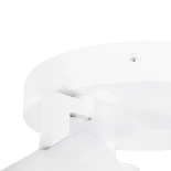 kelvo® SPOTA KLV-101-0145 Μοντέρνο Κινούμενο Φωτιστικό Σποτ Οροφής με Ντουί 3 x GU10 90° AC 220-240V IP20 - Λευκό Ματ - Μ19 x Π19 x Υ14cm