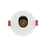 kelvo® ASYMMETRICAL KLV-101-0131 Χωνευτό Downlight Σποτ LED 7W 840lm 15°x30° AC 220-240V IP20 Θερμό Λευκό 2700K - Bridgelux COB Chip & TÜV SÜD Driver - Λευκό Ματ - Μ8.3 x Π8.3 x Υ8.2cm / Q7.3cm - 5 Χρόνια Εγγύηση