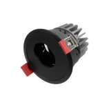 kelvo® ASYMMETRICAL KLV-101-0132 Χωνευτό Downlight Σποτ LED 7W 875lm 15°x30° AC 220-240V IP20 Φυσικό Λευκό 4500K - Bridgelux COB Chip & TÜV SÜD Driver - Μαύρο Ματ - Μ8.3 x Π8.3 x Υ8.2cm / Q7.3cm - 5 Χρόνια Εγγύηση