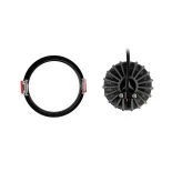 kelvo® ASYMMETRICAL KLV-101-0132 Χωνευτό Downlight Σποτ LED 7W 875lm 15°x30° AC 220-240V IP20 Φυσικό Λευκό 4500K - Bridgelux COB Chip & TÜV SÜD Driver - Μαύρο Ματ - Μ8.3 x Π8.3 x Υ8.2cm / Q7.3cm - 5 Χρόνια Εγγύηση