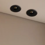 kelvo® ASYMMETRICAL KLV-101-0130 Χωνευτό Downlight Σποτ LED 7W 840lm 15°x30° AC 220-240V IP20 Θερμό Λευκό 2700K - Bridgelux COB Chip & TÜV SÜD Driver - Μαύρο Ματ - Μ8.3 x Π8.3 x Υ8.2cm / Q7.3cm - 5 Χρόνια Εγγύηση